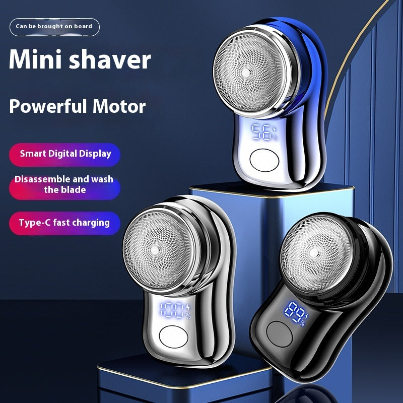 Mini Portable Electric Shaver for Men – USB Rechargeable Cordless Razor, Wet & Dry, Painless Compact Face Shaver