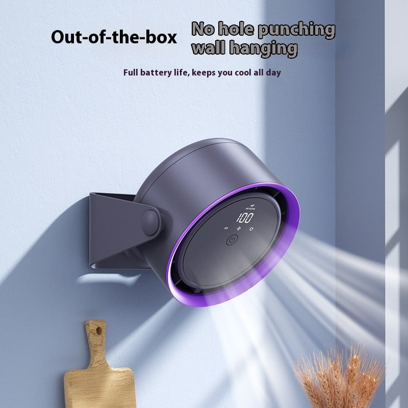 3-In-1 Desktop Air Purifier Fan | Cooling, Circulation & Digital Control